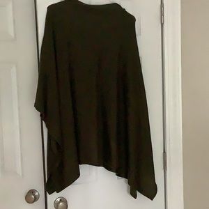 Forever 21 army green poncho, size S